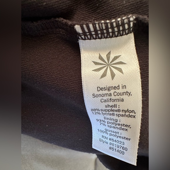 Athleta Skirt Skort Size S Above Knee black - Picture 11 of 11